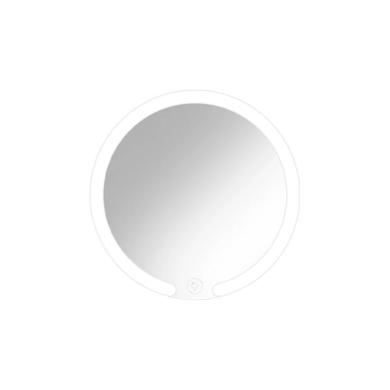 Desktop LED light mirror, smart round mirror, bathroom mirror, touch screen