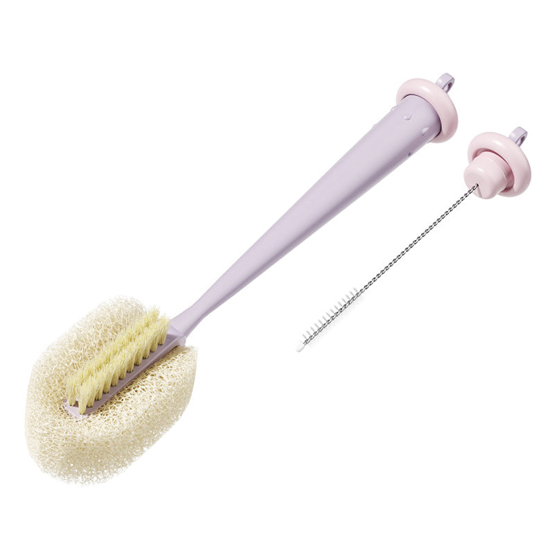 Long Handle Sponge Brush For Deep Cleaning