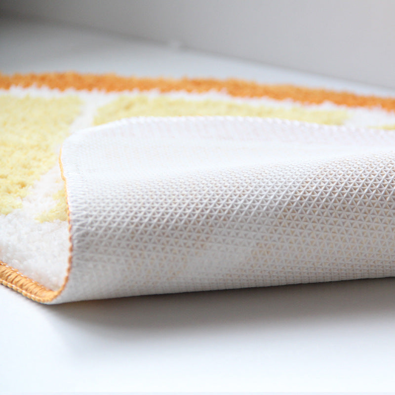 Absorbent bath mat, long and short plush, non-slip rug/mat for bathtubs  40x70cm
