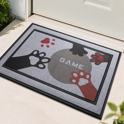 Cartoon rubber doormat, scratch-resistant, wear-resistant, and stain-resistant, suitable for entryways and front doors, 43.5cm*75cm