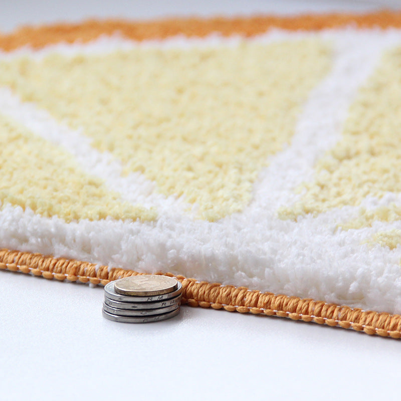 Absorbent bath mat, long and short plush, non-slip rug/mat for bathtubs  40x70cm