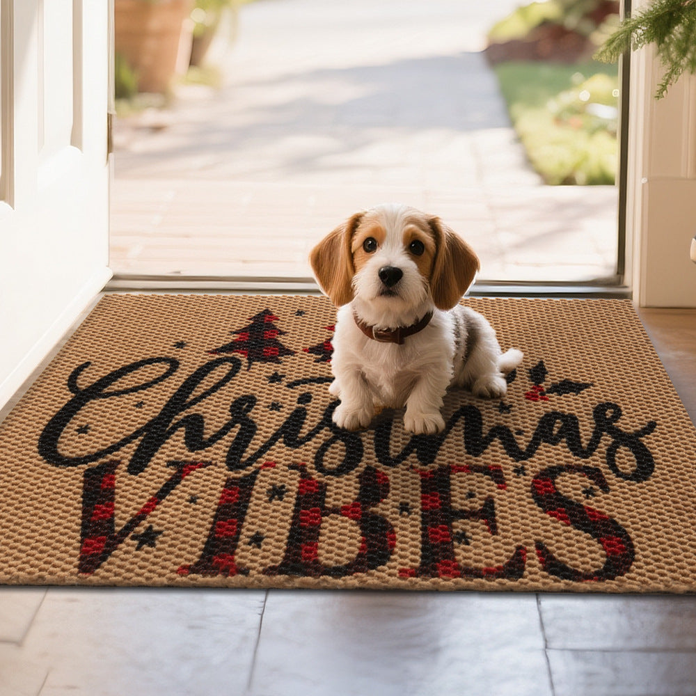 Pineapple-patterned non-slip floor mat, Christmas decoration, 45*75cm