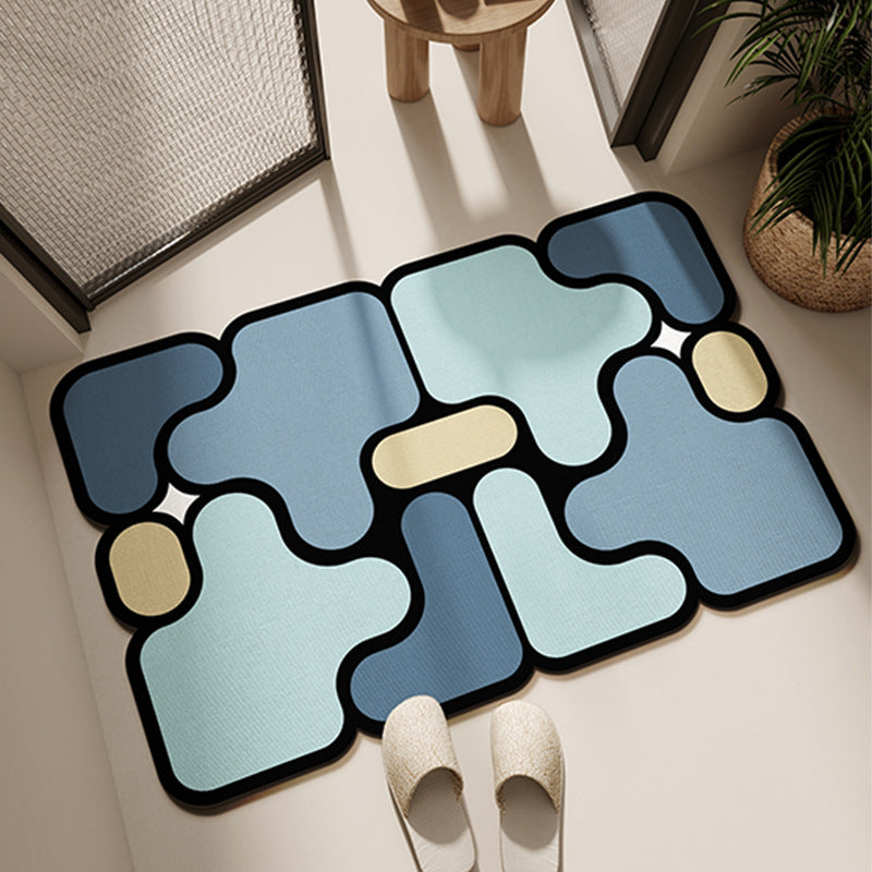 Bathroom mat, home entrance carpet, anti-fall and anti-slip mat40*60cm