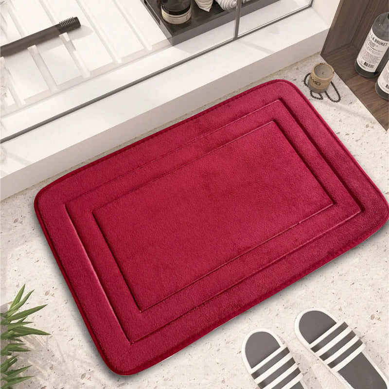 Bathroom mat, home entrance rug, anti-fall and anti-slip mat, 50*80 cm