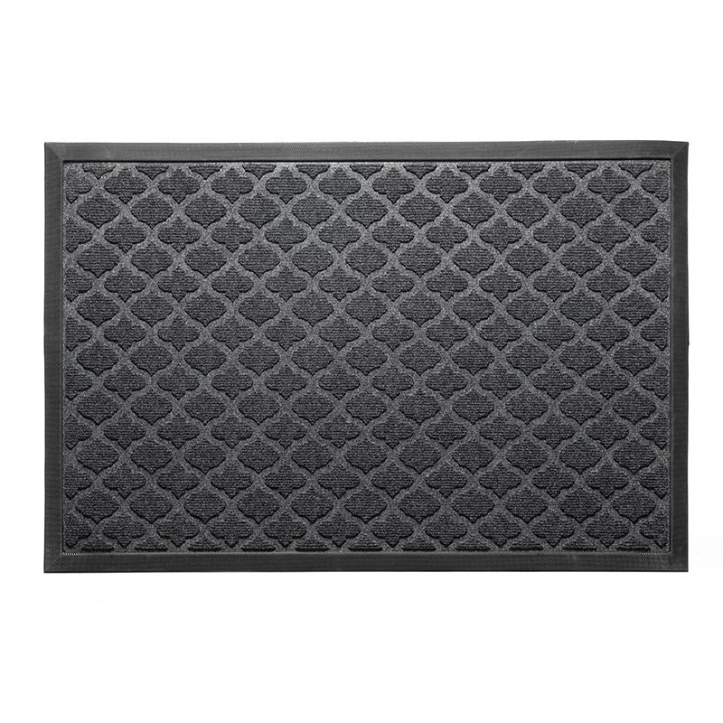Entrance door mat, anti-slip mat, dirt-resistant rubber base, 45cm x 75cm