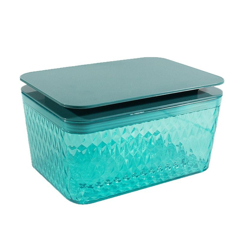 Portable Plastic Tissue Box With Lid