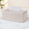 Large Luxury Leather Tissue Holder Box