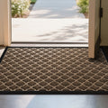 Entrance door mat, anti-slip mat, dirt-resistant rubber base, 45cm x 75cm