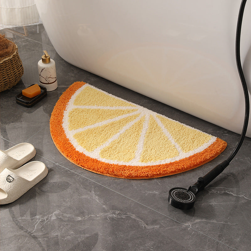 Absorbent bath mat, long and short plush, non-slip rug/mat for bathtubs  40x70cm