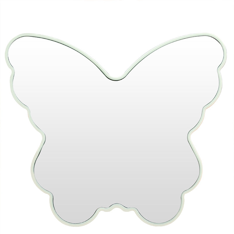 Butterfly mirror, desktop makeup mirror, tabletop makeup touch-up mirror, irregularly shaped dressing mirror, portable